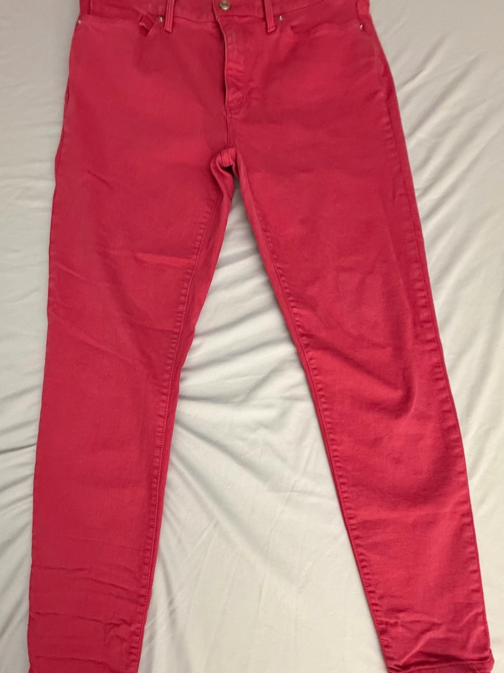 Banana Republic Vibrant Red Skinny Jeans